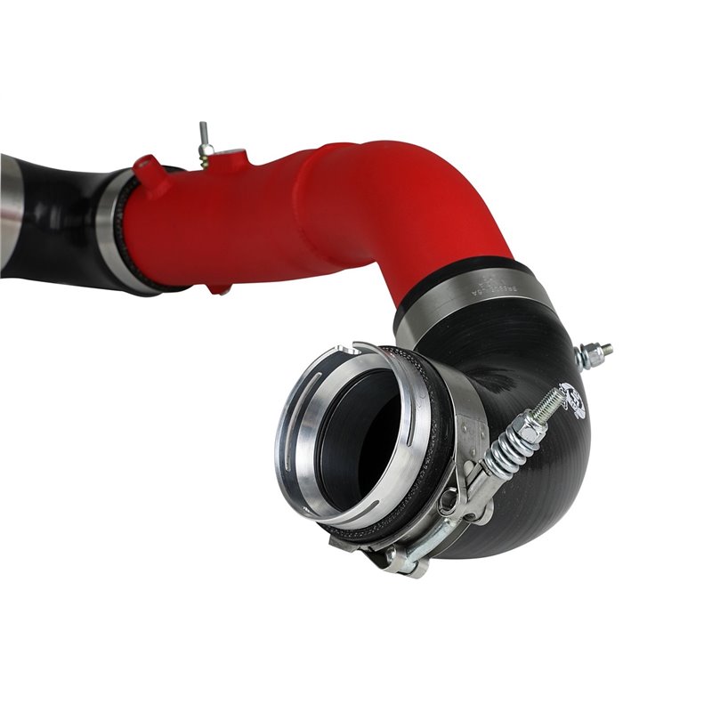 aFe Power | BladeRunner 2-1/2 IN Aluminum Hot Charge Pipe Red - GR Supra 3.0T 2020-2023
