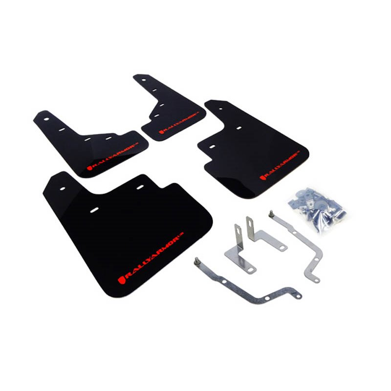 RallyArmor | Mud flap Red logo - Mazda3 2014-2018