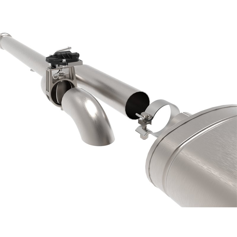 aFe Power | Gemini XV 3 IN 304 Stainless Steel Cat-Back Exhaust System w/Cut-Out Black - Silverado / Sierra 1500 / Limited 4.3L 