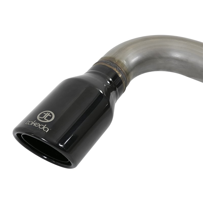 aFe Power | Takeda 3 IN to 2-1/2 IN 304 Stainless Steel Axle-Back Exhaust w/Black Tip - Elantra GT 1.6T 2018-2020
