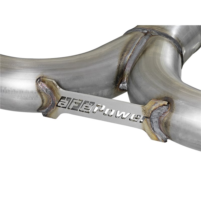 aFe Power | Takeda 3 IN to 2-1/2 IN 304 Stainless Steel Axle-Back Exhaust w/Black Tip - Elantra GT 1.6T 2018-2020