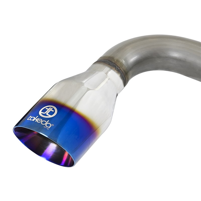 aFe Power | Takeda 3 IN to 2-1/2 IN 304 Stainless Steel Axle-Back Exhaust w/Blue Flame Tip - Elantra GT 1.6T 2018-2020