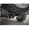 aFe Power | Rebel Series 2-1/2 IN 304 Stainless Steel Cat-Back Exhaust w/Polished Tip - Wrangler (JL) 2.0T / 3.6L 2018-2023