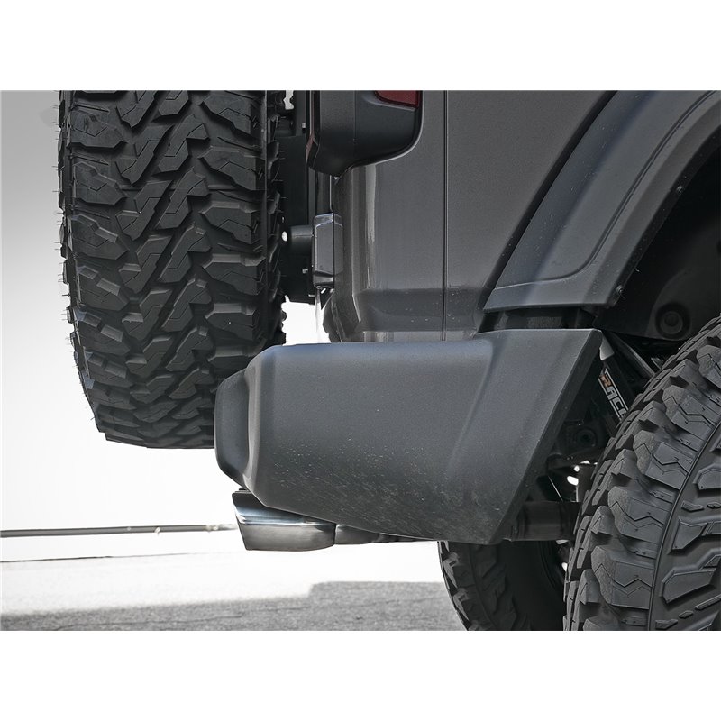 aFe Power | Rebel Series 2-1/2 IN 304 Stainless Steel Cat-Back Exhaust w/Polished Tip - Wrangler (JL) 2.0T / 3.6L 2018-2023