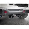 aFe Power | Rebel Series 2-1/2 IN 304 Stainless Steel Cat-Back Exhaust System w/Black Tip - Wrangler (JL) 2.0T / 3.6L 2018-2023