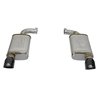 aFe Power | MACH Force-Xp 2-1/2 IN 409 Stainless Steel Axle-Back Exhaust System w/Black Tip - Mustang 2.3T / 3.7L 2015-2021