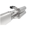 aFe Power | Rebel Series 3 IN 409 Stainless Steel Cat-Back Exhaust System w/Black Tip - F-250 / F-350 6.2L / 7.3L 2017-2022