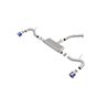 aFe Power | Takeda 2-1/2 IN 409 Stainless Steel Axle-Back Exhaust w/Blue Flame Tips - Elantra GT 1.6T 2018-2020