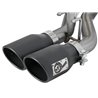 aFe Power | Rebel Series 2-1/2 IN 409 Stainless Steel Cat-Back Exhaust System w/Black Tip - Wrangler (JK) / Wrangler (JL) 3.6L /