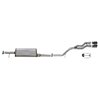 aFe Power | Rebel Series 2-1/2 IN 409 Stainless Steel Cat-Back Exhaust System w/Black Tip - Wrangler (JK) / Wrangler (JL) 3.6L /