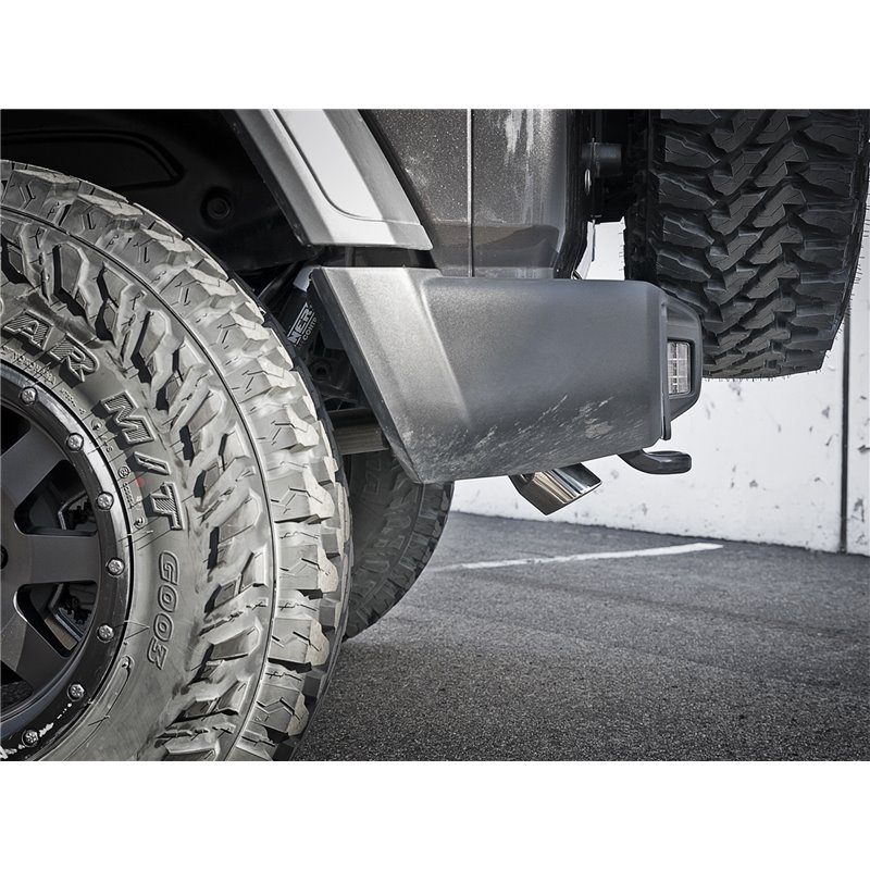aFe Power | MACH Force-Xp 2-1/2 IN 409 Stainless Steel Cat-Back Hi-Tuck Exhaust System - Wrangler (JL) 3.6L 2018-2023