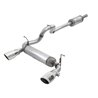 aFe Power | Rebel Series 2-1/2 IN 409 Stainless Steel Cat-Back Exhaust w/Polished Tips - Wrangler (JL) 2.0T / 3.6L 2018-2023