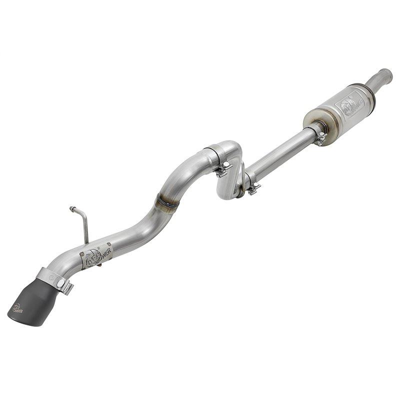 aFe Power | MACH Force-Xp 2-1/2 IN 409 Stainless Steel Axle-Back Hi-Tuck Exhaust Black - Wrangler (JL) 2.0T / 3.6L / 6.4L 2019-2
