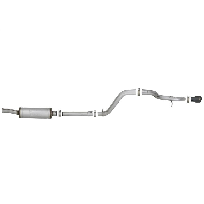 aFe Power | MACH Force-Xp 2-1/2 IN 409 Stainless Steel Axle-Back Hi-Tuck Exhaust Black - Wrangler (JL) 2.0T / 3.6L / 6.4L 2019-2