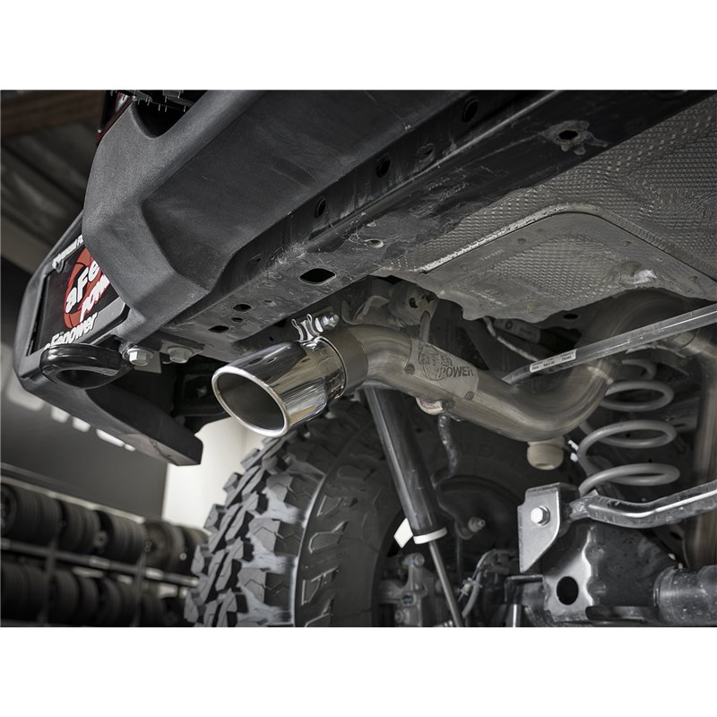 aFe Power | MACH Force-Xp 2-1/2 IN 409 Stainless Steel Axle-Back Hi-Tuck Exhaust Polished - Wrangler (JL) 2.0T / 3.6L / 6.4L 201