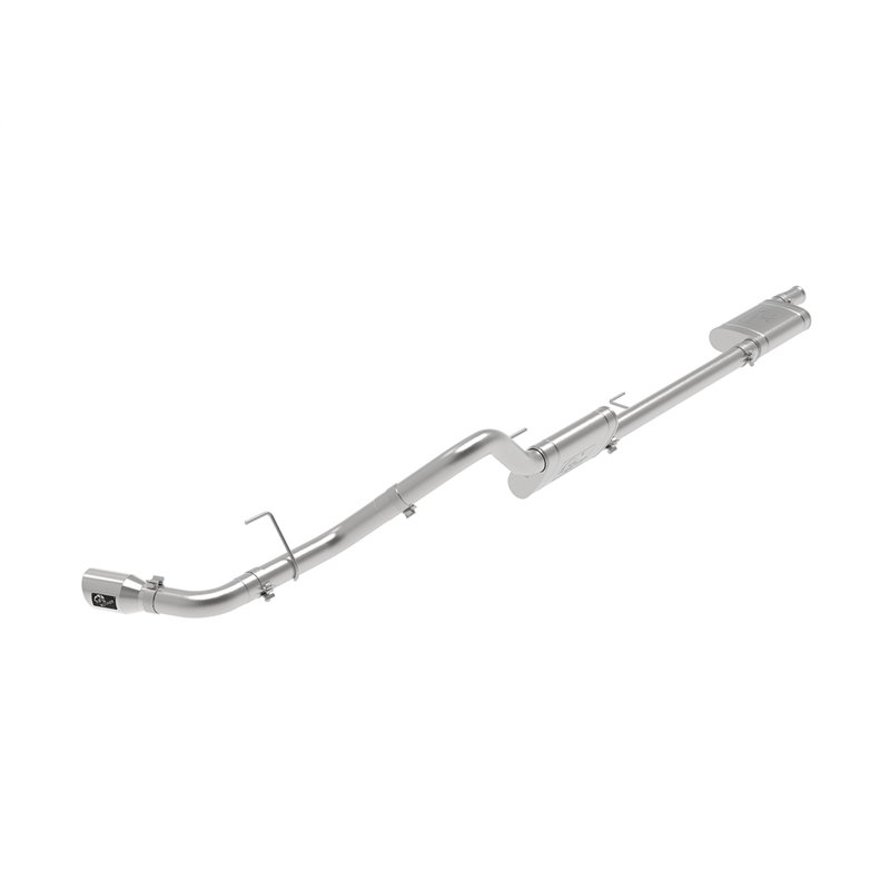 aFe Power | Apollo GT Series 3 IN 409 Stainless Steel Cat-Back Exhaust System w/Polish Tip - Gladiator / Wrangler (JK) / Wrangle