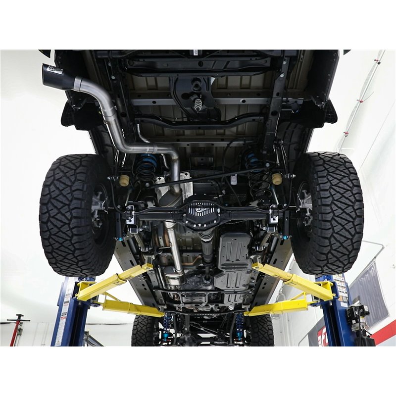 aFe Power | Apollo GT Series 3 IN 409 Stainless Steel Cat-Back Exhaust System w/Polish Tip - Gladiator / Wrangler (JK) / Wrangle