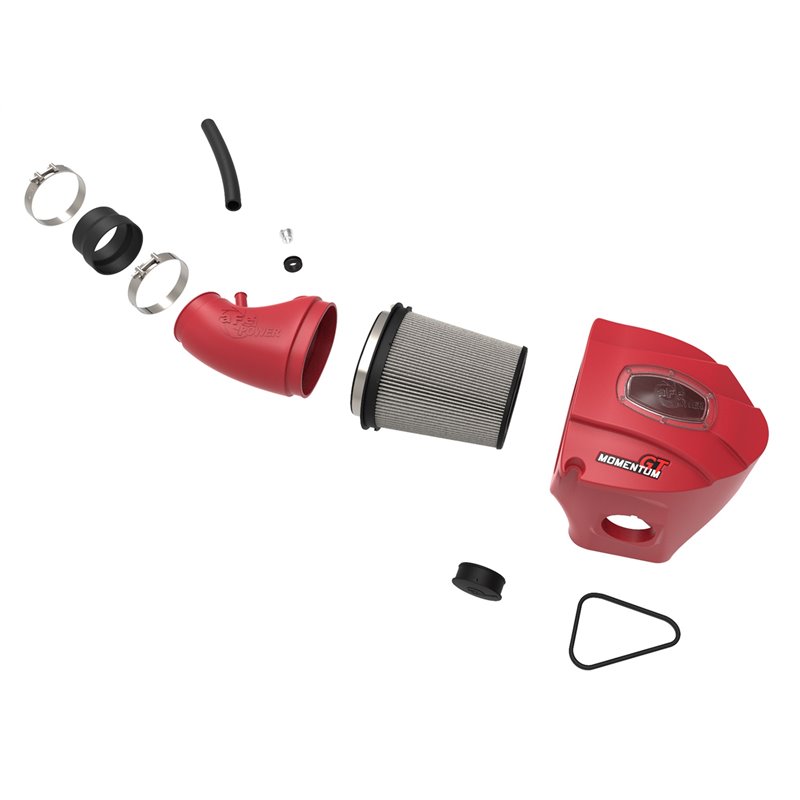 aFe Power | Momentum GT Cold Air Intake System w/Pro DRY S Filter Red - 300 / Challenger / Charger 6.4L 2011-2023