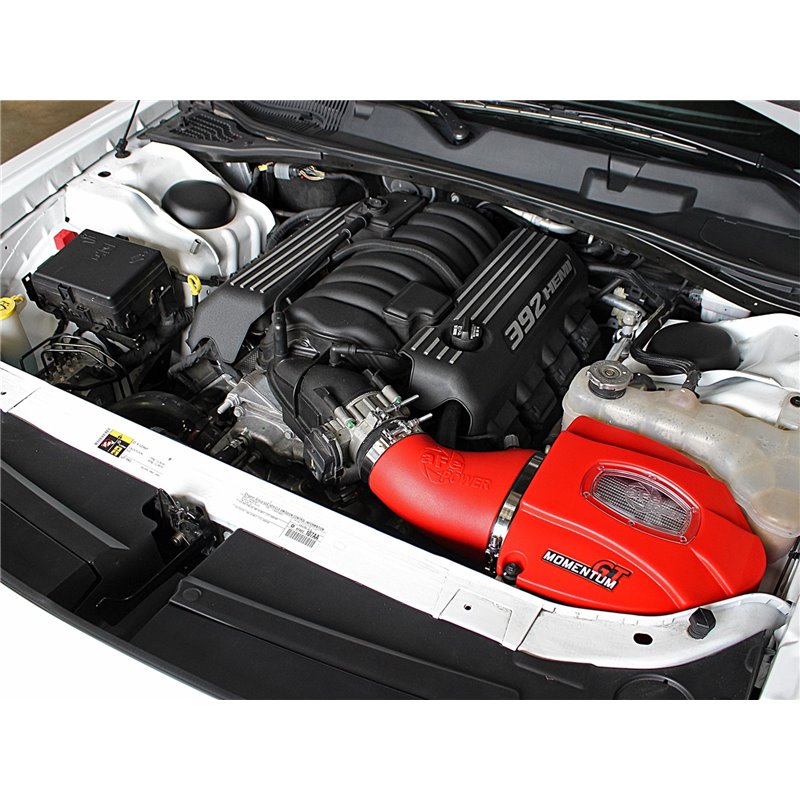 aFe Power | Momentum GT Cold Air Intake System w/Pro DRY S Filter Red - 300 / Challenger / Charger 6.4L 2011-2023