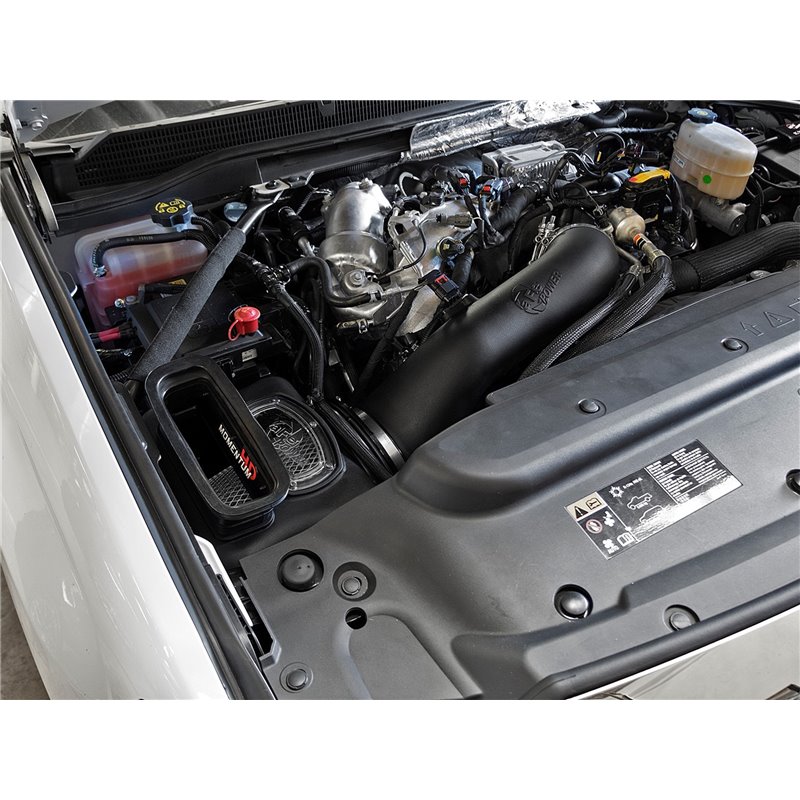 aFe Power | Momentum HD Cold Air Intake System w/Pro DRY S Media - Silverado / Sierra 2500 HD / 3500 HD 6.6L 2017-2018