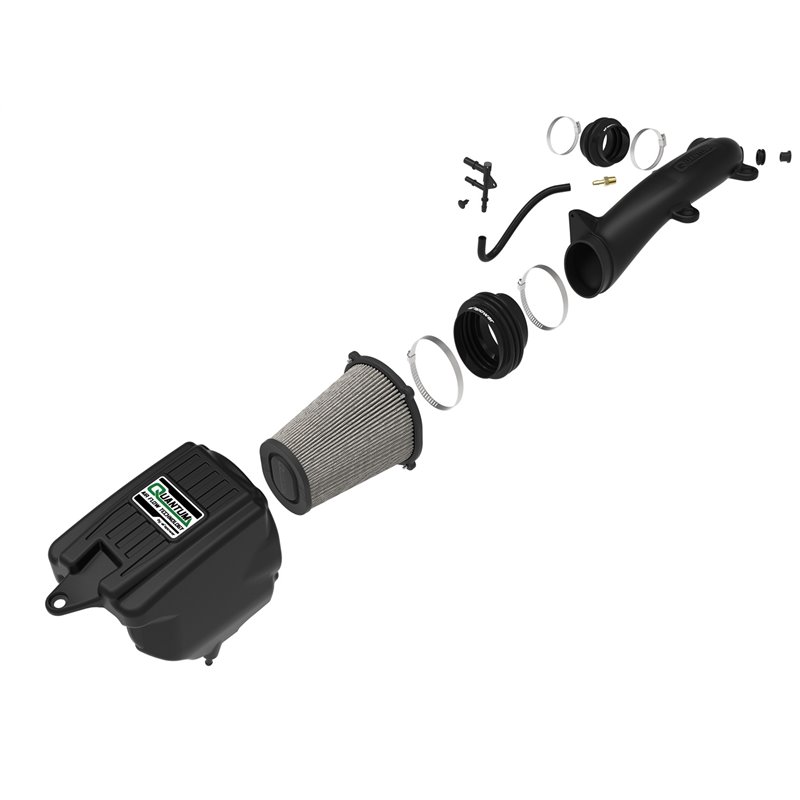 aFe Power | QUANTUM Cold Air Intake System w/Pro DRY S Media - Wrangler (4xe) / Wrangler (JL) 2.0T 2018-2023