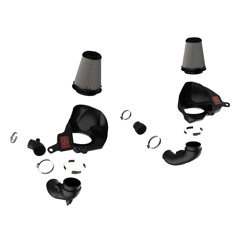 aFe Power | Takeda Stage-2 Cold Air Intake System w/Pro DRY S Media Black - Q50 / Q60 3.0T 2016-2023