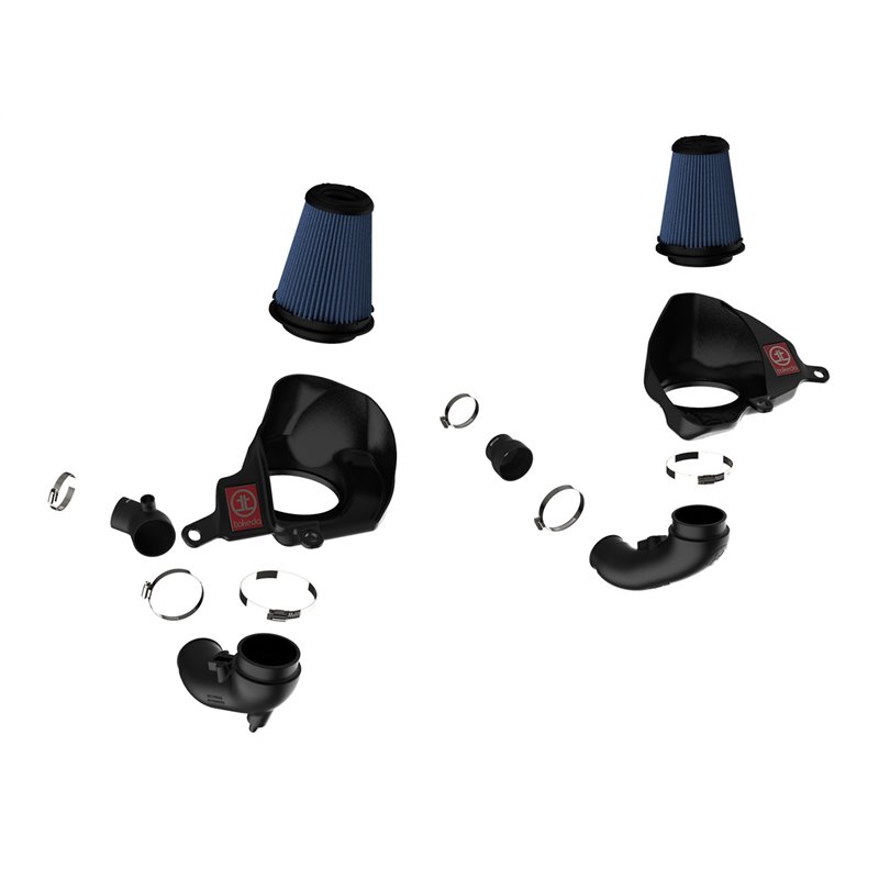 aFe Power | Takeda Stage-2 Cold Air Intake System w/Pro 5R Media Black - Q50 / Q60 3.0T 2016-2023
