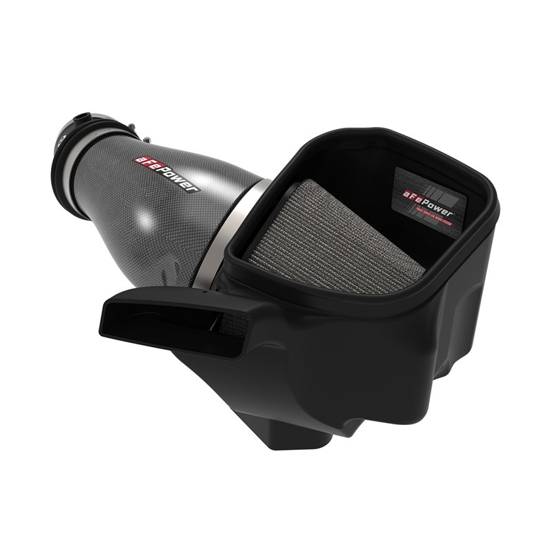 aFe Power | Track Series Stage-2 Carbon Fiber Intake System w/Pro DRY S Media - Grand Cherokee Trackhawk 6.2L 2018