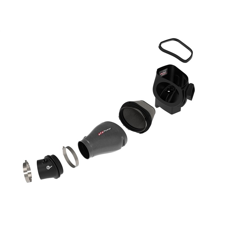 aFe Power | Track Series Stage-2 Carbon Fiber Intake System w/Pro DRY S Media - Grand Cherokee Trackhawk 6.2L 2018