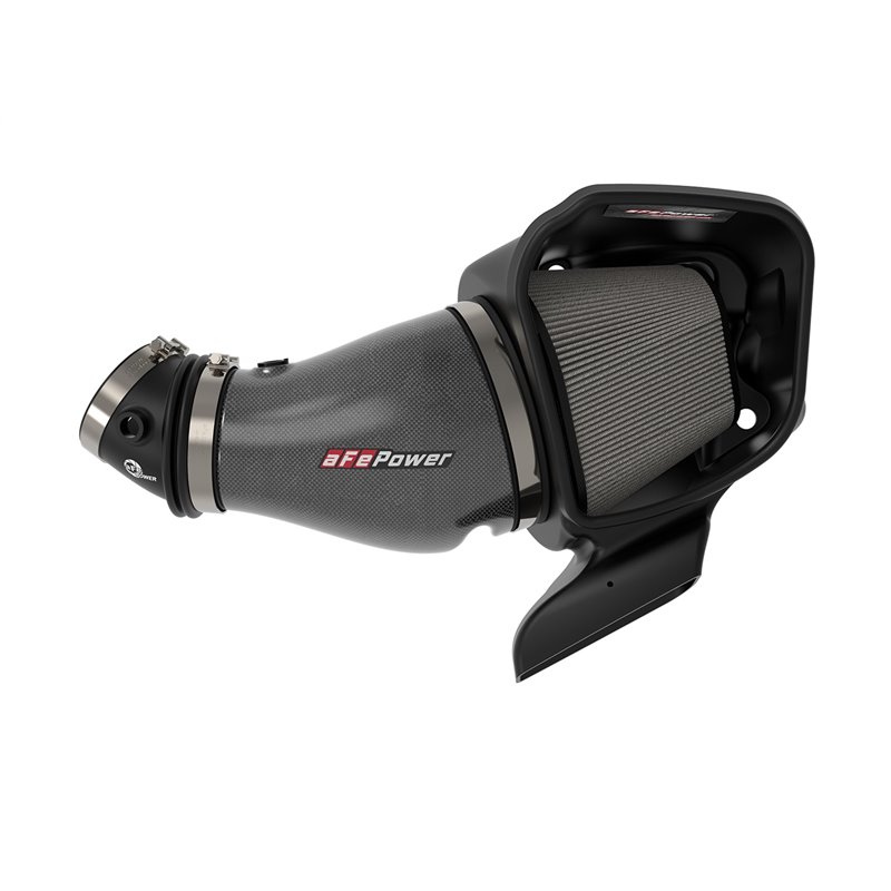 aFe Power | Track Series Stage-2 Carbon Fiber Intake System w/Pro DRY S Media - Grand Cherokee Trackhawk 6.2L 2018