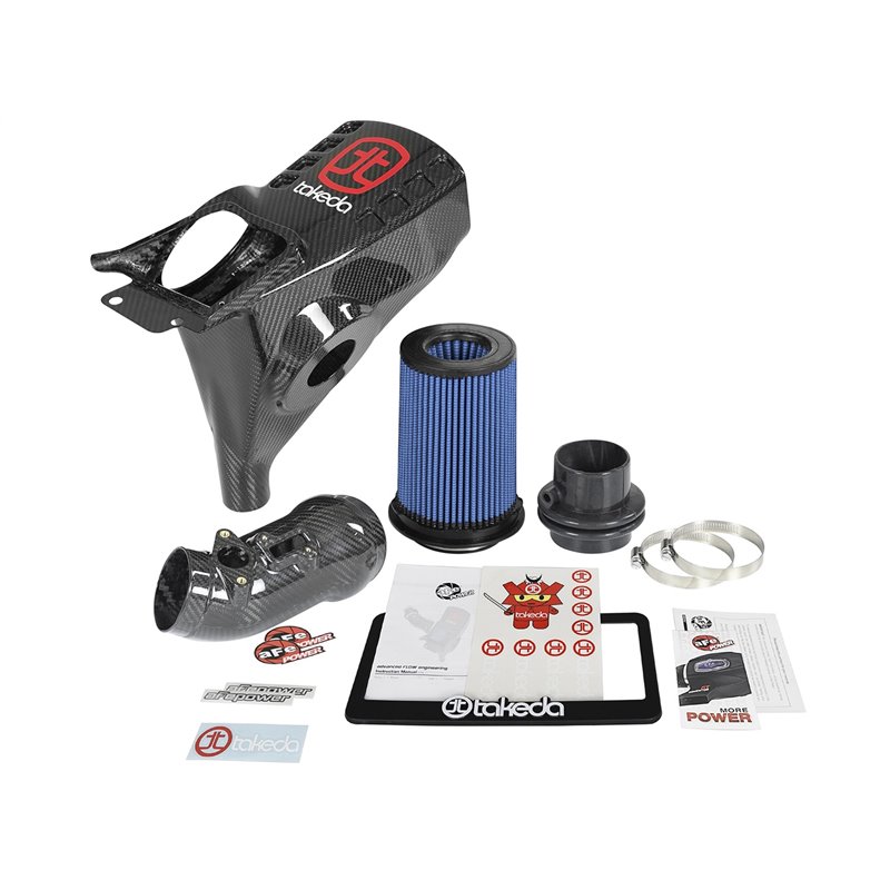 aFe Power | Black Series Carbon Fiber Cold Air Intake System w/Pro 5R Media - Civic 2.0T 2017-2021