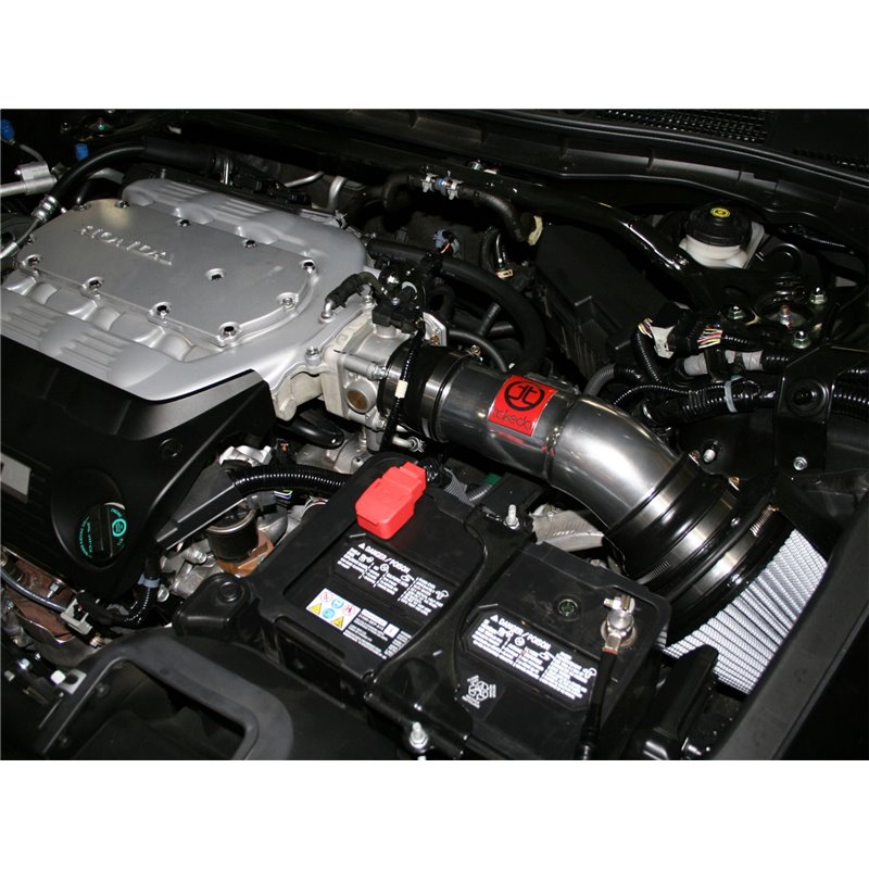 aFe Power | Takeda Stage-2 Cold Air Intake System w/Pro DRY S Media Polished - TL / Accord / Accord Crosstour 3.5L / 3.7L 2008-2