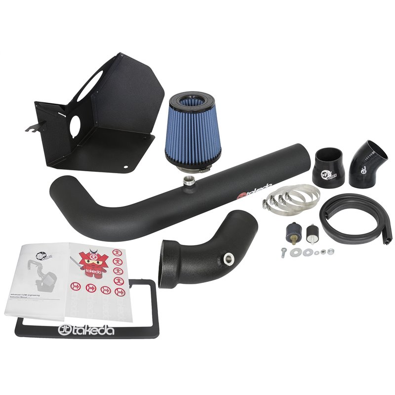 aFe Power | Takeda Stage-2 Cold Air Intake System w/Pro 5R Media Black - Focus 2.3T 2016-2018