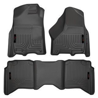 Enthuze | Front & Rear Floor Liners - Ram 1500 / Classic / 2500 / 3500 Crew 2012-2022