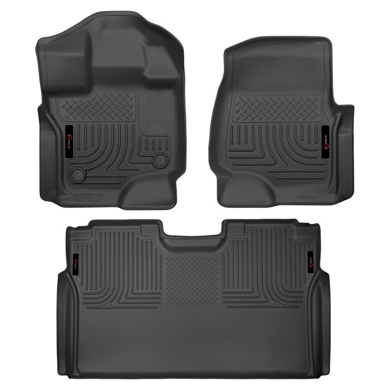Enthuze | Front & Rear Floor Liners - F-150 Crew Cab 2015-2022
