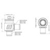TURBOSMART | Kompact Plumb Black 25 MM