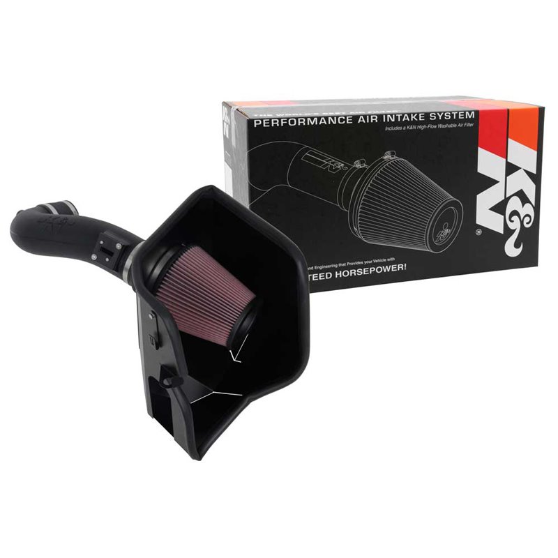K&N | Performance Air Intake System - Cadillac / Chevrolet / GMC 6.2L / 5.3L 2019-2024