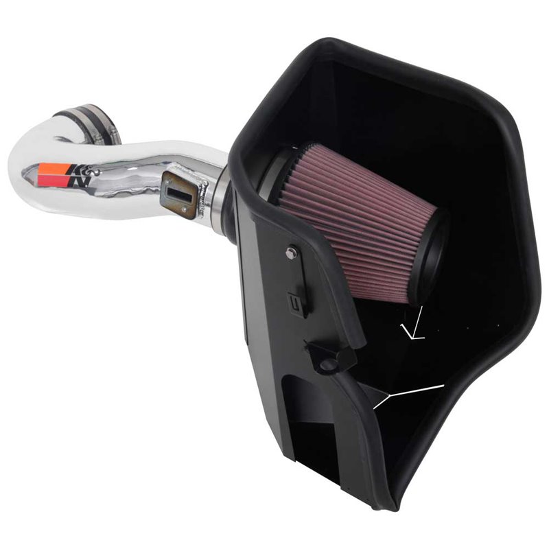 K&N | Performance Air Intake System - Cadillac / Chevrolet / GMC 6.2L / 5.3L 2019-2024