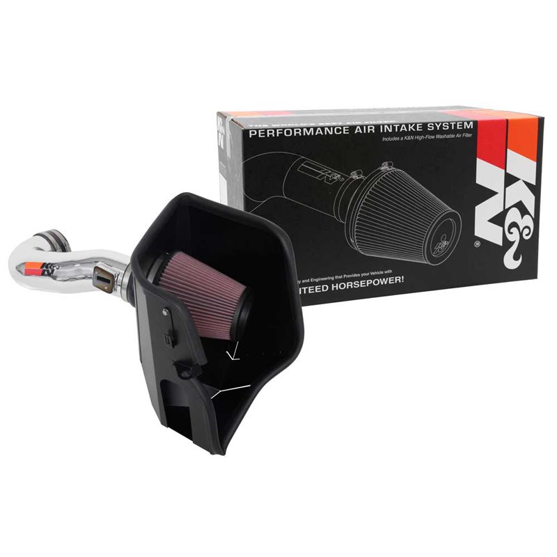K&N | Performance Air Intake System - Cadillac / Chevrolet / GMC 6.2L / 5.3L 2019-2024