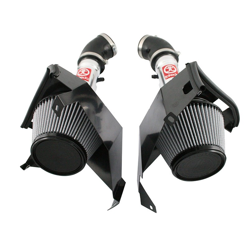 aFe Power | Takeda Stage-2 Cold Air Intake System w/Pro DRY S Media Polished - 350Z 3.5L 2007-2008