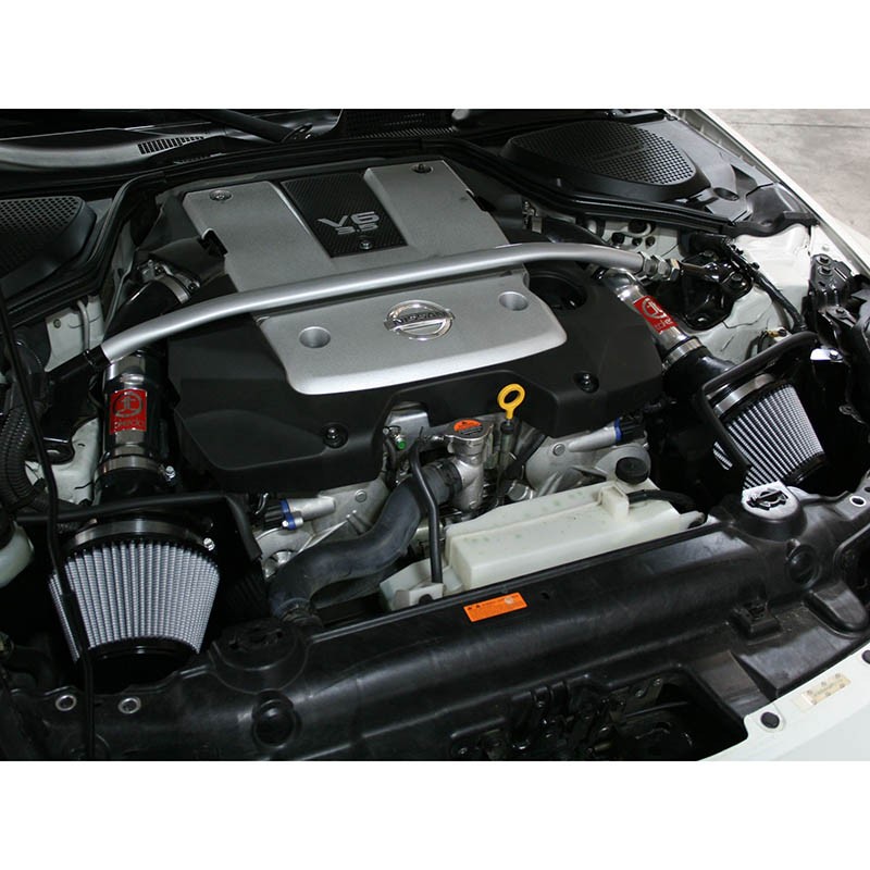 aFe Power | Takeda Stage-2 Cold Air Intake System w/Pro DRY S Media Polished - 350Z 3.5L 2007-2008