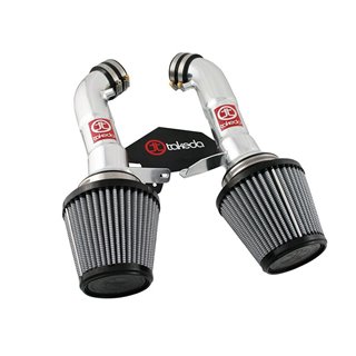 aFe Power | Takeda Stage-2 Cold Air Intake System w/Pro DRY S Media Polished - G37 / Q60 3.7L 2008-2015