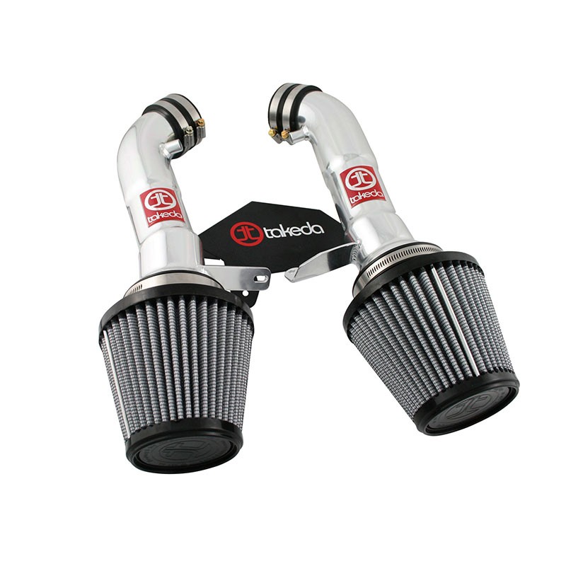 aFe Power | Takeda Stage-2 Cold Air Intake System w/Pro DRY S Media Polished - G37 / Q60 3.7L 2008-2015