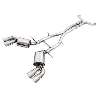 AWE Tuning | Touring Cat-Back Exhaust Quad Chrome Tips - Camaro 6.2L 2016-2023