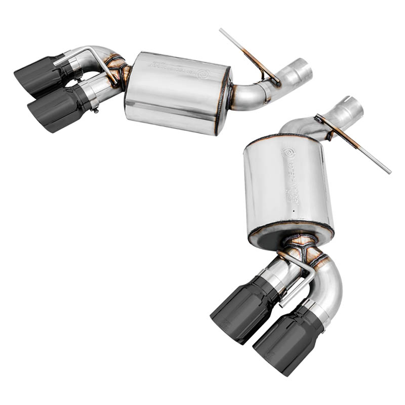AWE Tuning | Touring Cat-Back Exhaust Quad Black Tips - Camaro 6.2L 2016-2023