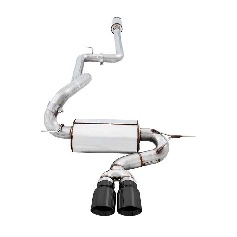 AWE Tuning | Touring Cat-Back Exhaust Black Tips - Focus 2.0T 2013-2018