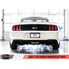AWE Tuning | Touring Cat-Back Exhaust Quad 4" Black Tips - Mustang GT / Bullitt 5.0L 2018-2023