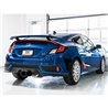 AWE Tuning | Track Cat-Back Exhaust Dual Black Tips - Civic 1.5T 2017-2020