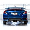 AWE Tuning | Track Cat-Back Exhaust Dual Black Tips - Civic 1.5T 2017-2020