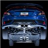 AWE Tuning | Track Cat-Back Exhaust Dual Black Tips - Civic 1.5T 2017-2020